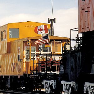 Caboose on the Famous Schnabel Train