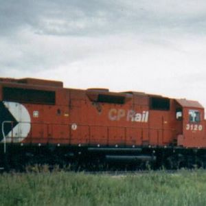 CP GP38-2s parked