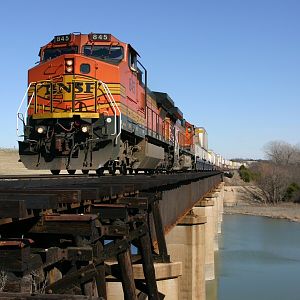 BNSF 845 - Wylie Texas