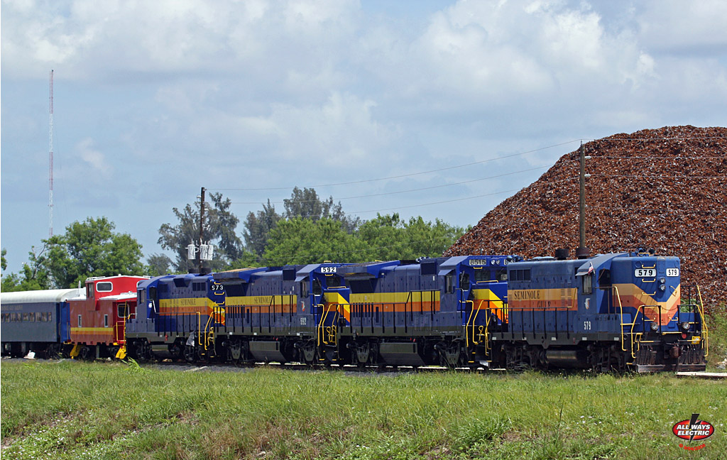 A shot from Palm Ave. Seminole Gulf RR, FT. Myers, FL