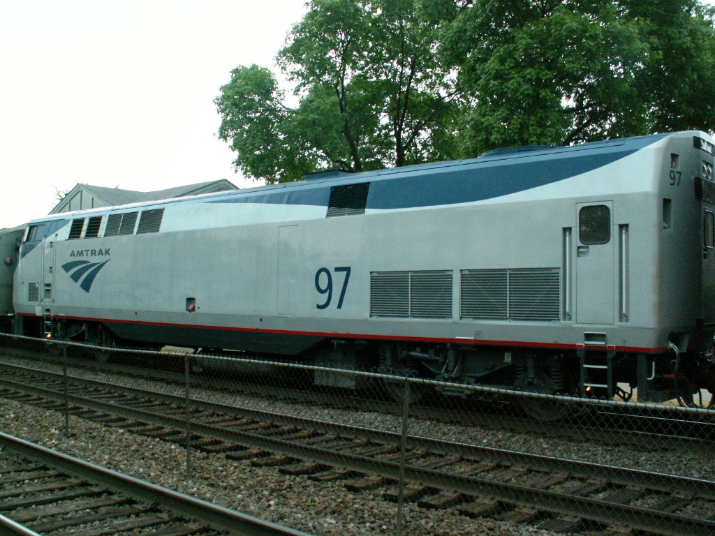 Amtrak 97 on it's 1st trip since Release from Wreck Repair