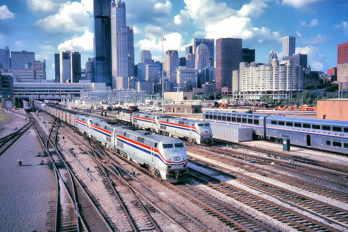 Amtrak Action in the Windy City