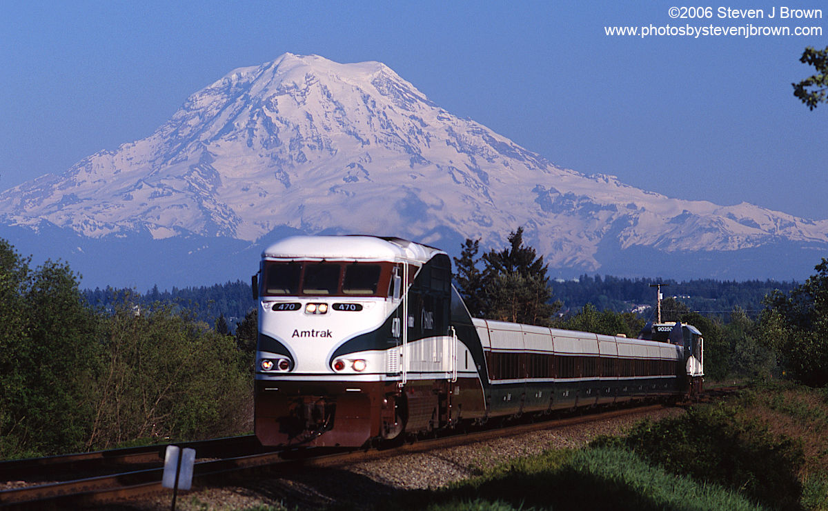 Amtrak Cascades #509 at Puyallup, Washington