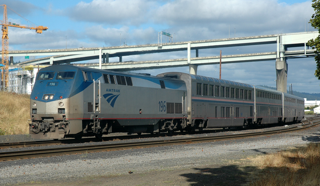 Amtrak Empire Builder PDX Section in PDX