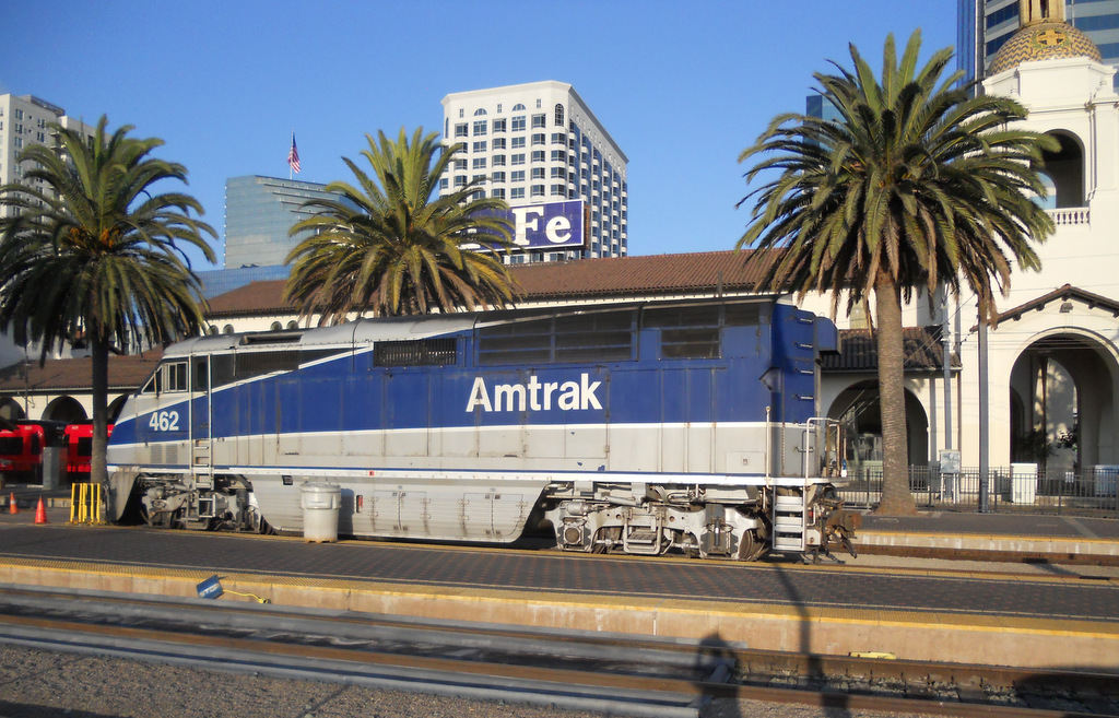 Amtrak F59PHI-2 in San Diego