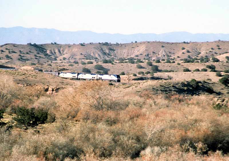Amtrak In The Rock Formations