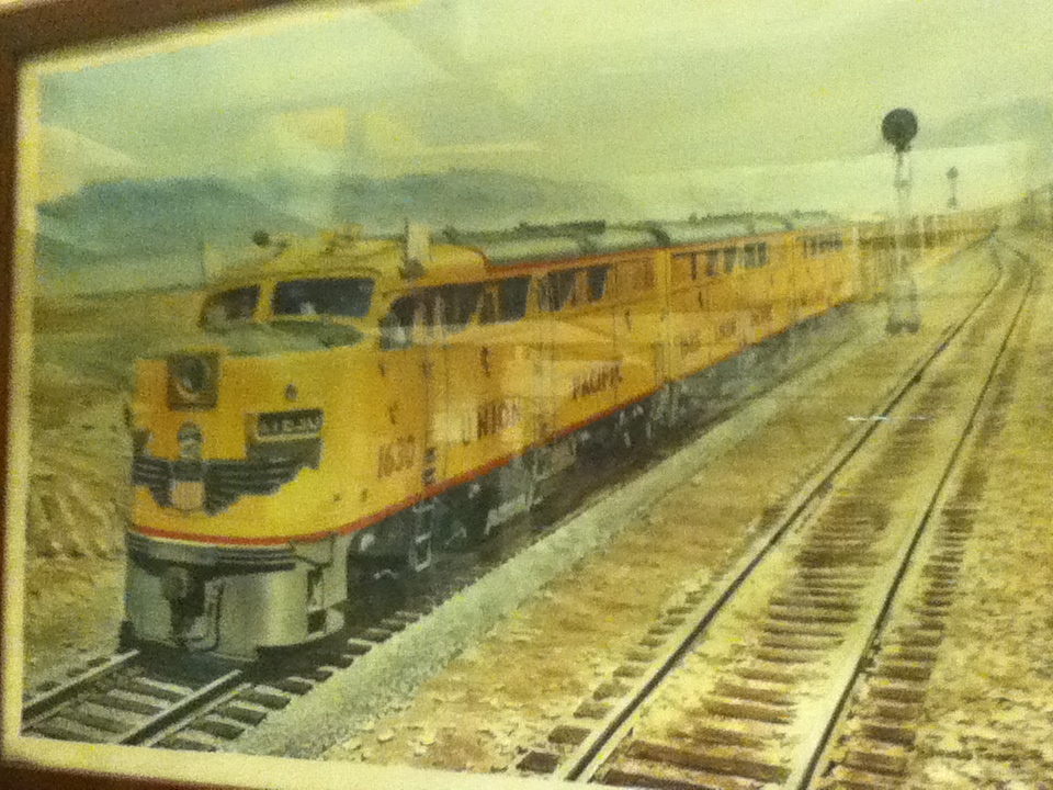 An union pacific fright train photo
