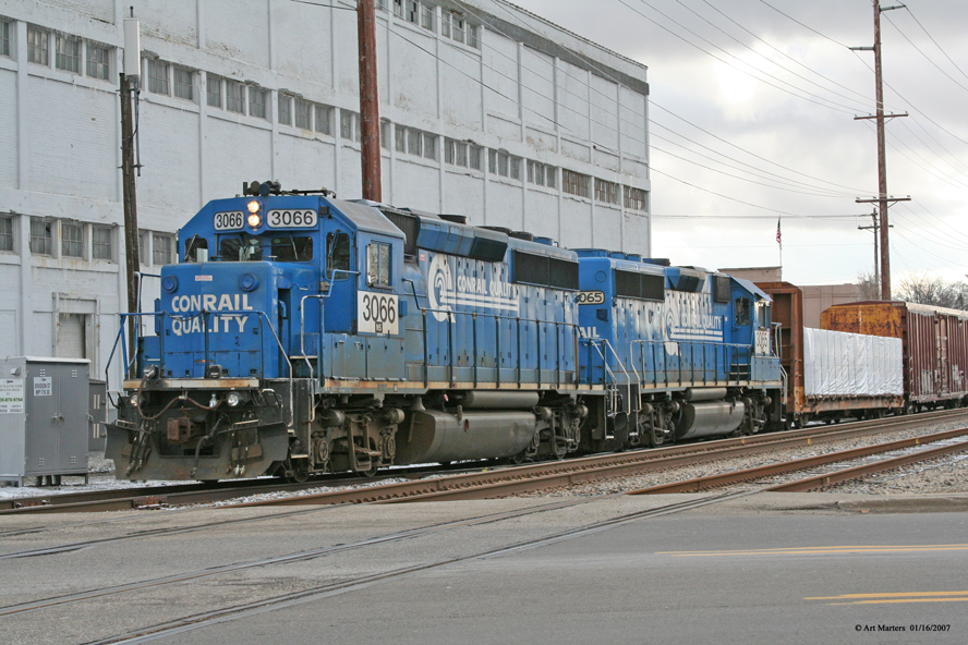 B-1-G backs into Ameriwood siding in Dowagiac, MI