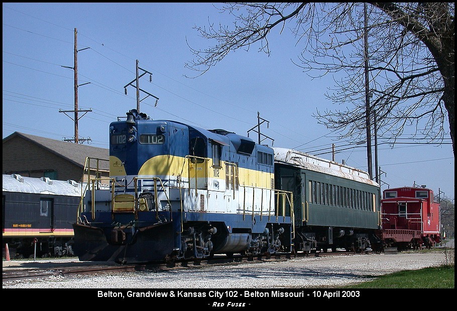 Belton, Grandview & Kansas City Railroad #102