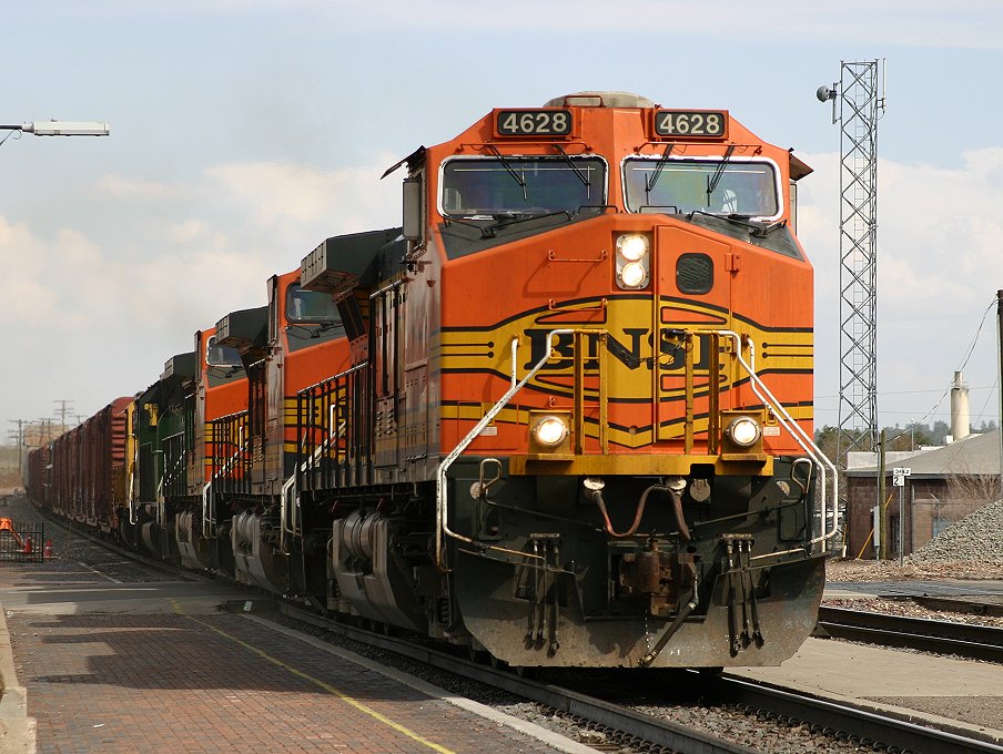 BNSF mixed freight in Flagstaff