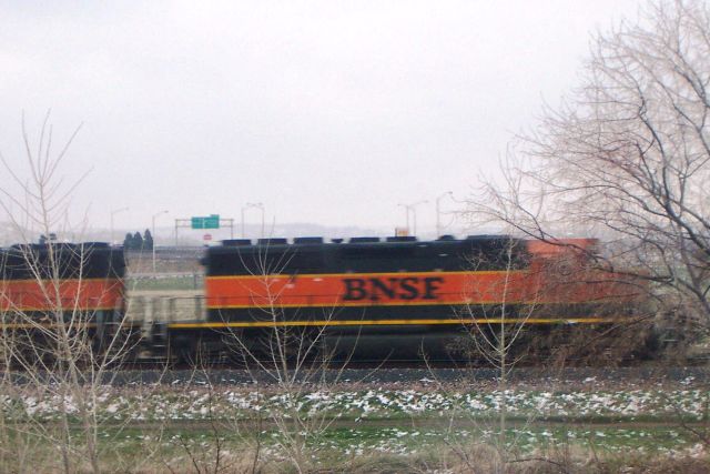 BNSF SD40-2's