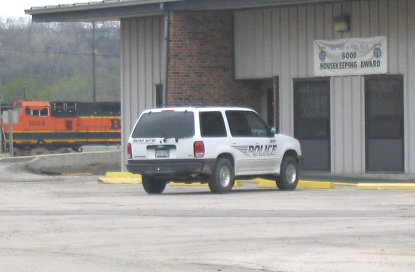 BNSF Security Vehicle at Argentine, KS Yard