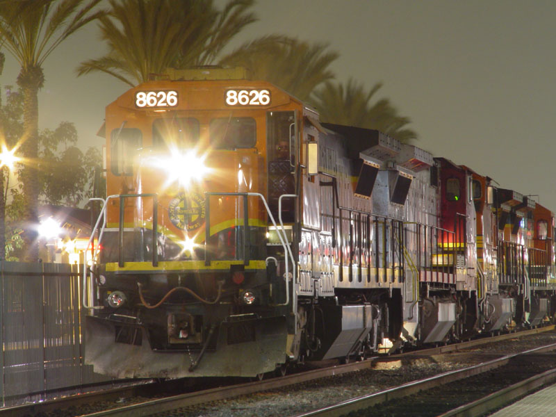 BNSF "Slab" (steel slabs) Train