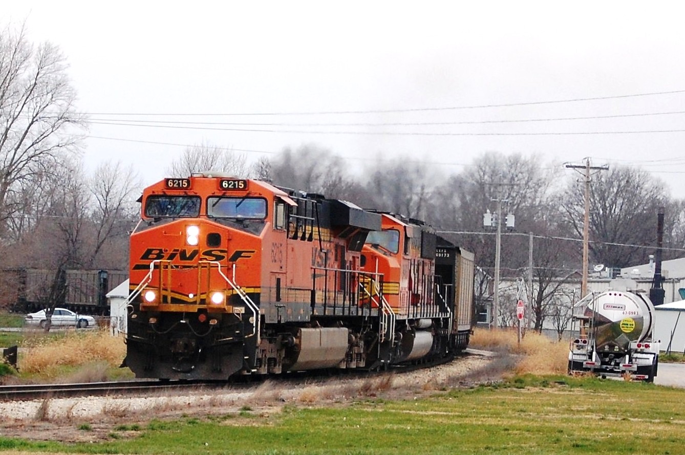 BNSF Unit Coal Train Delavan Illinois