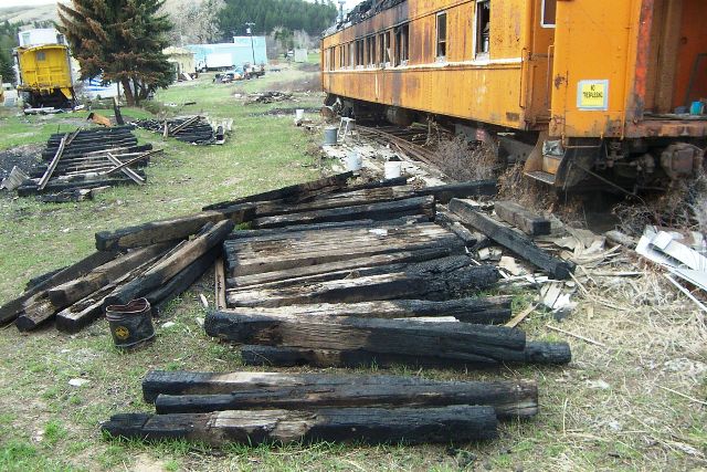 Burnt Rail Ties