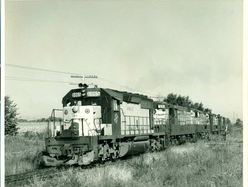 C&NW funeral train