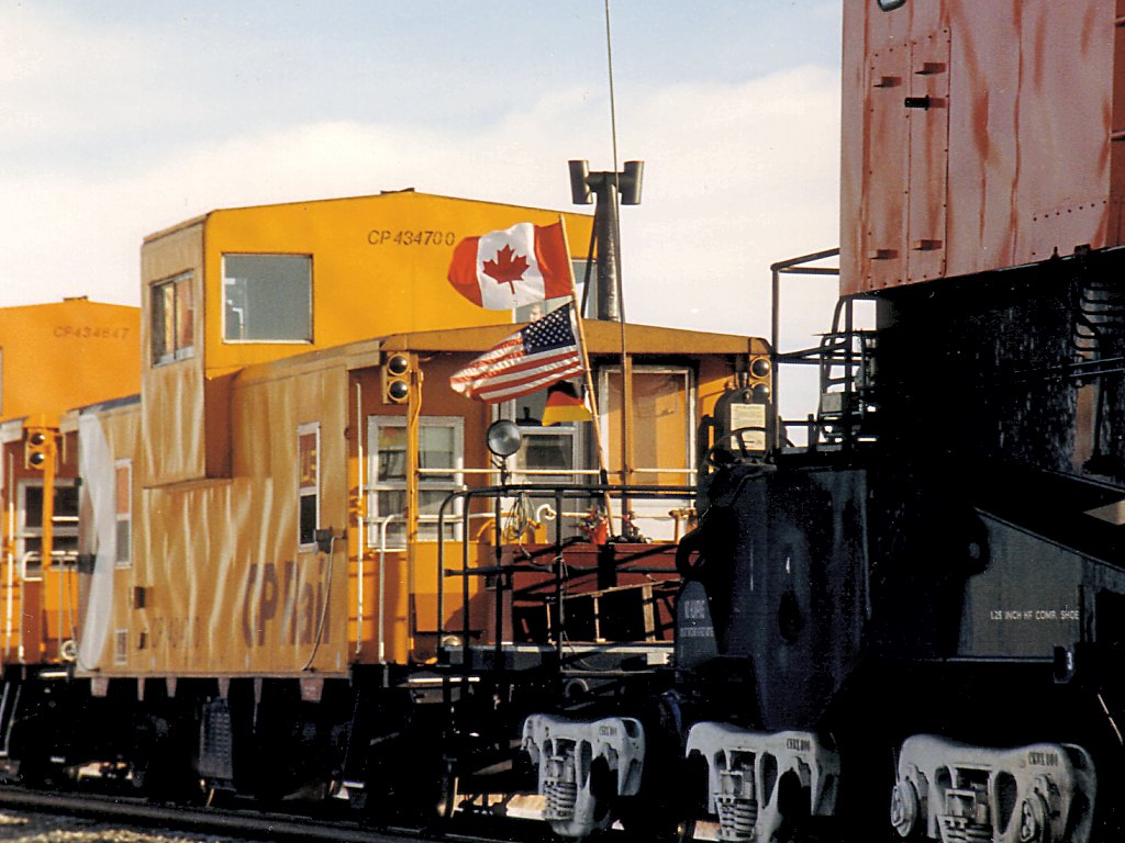 Caboose on the Famous Schnabel Train