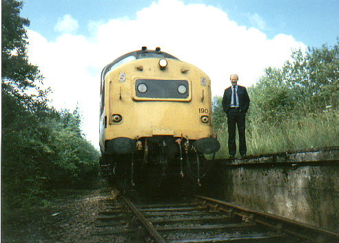 Clas 37 UK locomotive in the 80\'s