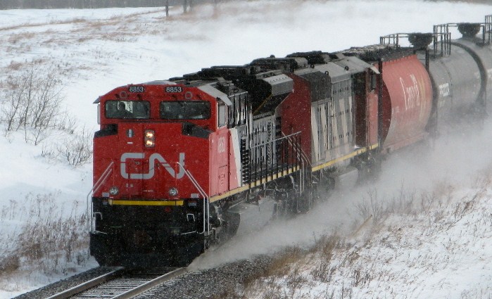 CN 401 with new SD70M-2