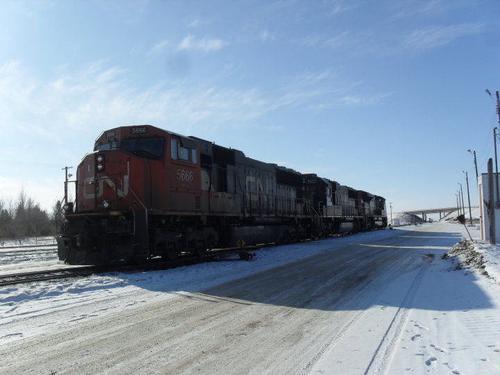 CN Chappell train gearing up