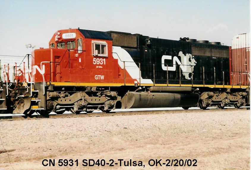 CN in NE Oklahoma
