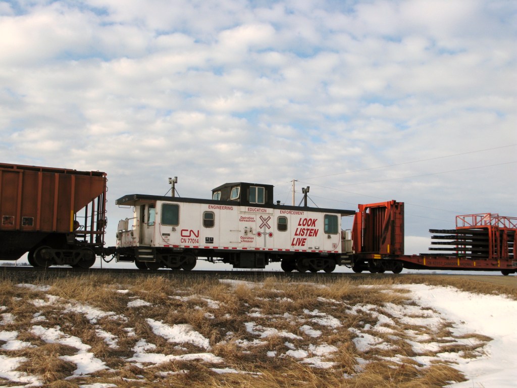 CN operation safety caboose 77014
