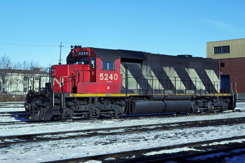 CN's Last SD40