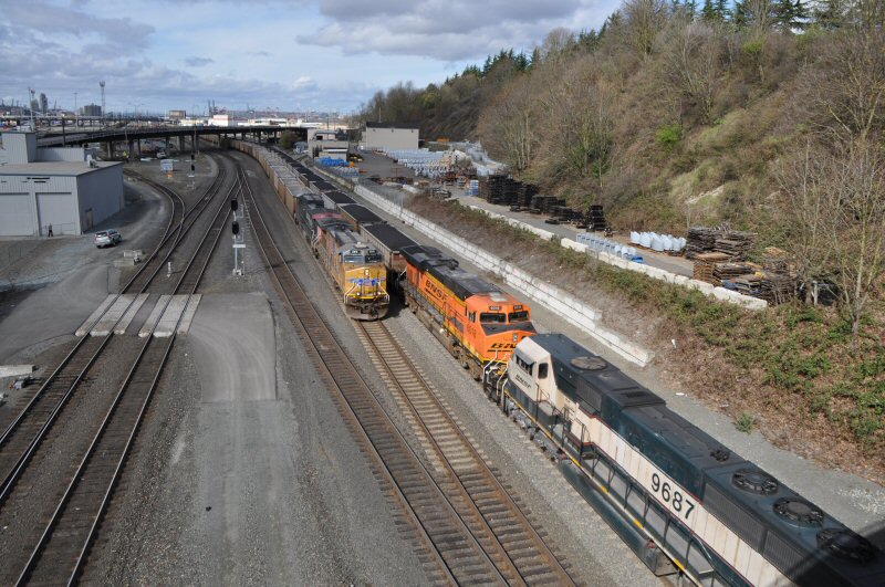 Coal trains in Seattle