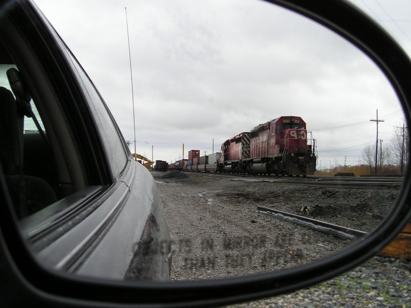 CP 5695 in the side Mirror