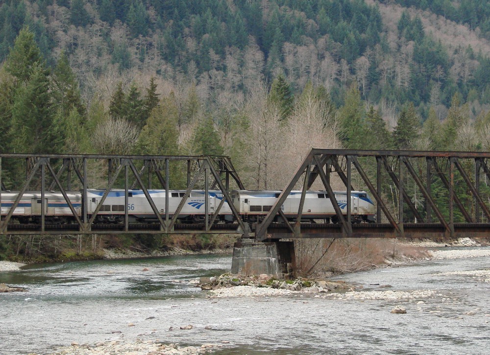 Crossing the South Fork,Skykomish River