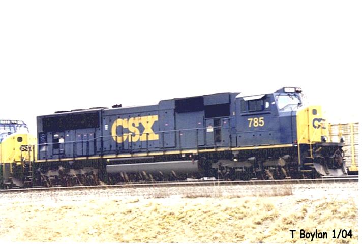CSX 785 SD70MAC