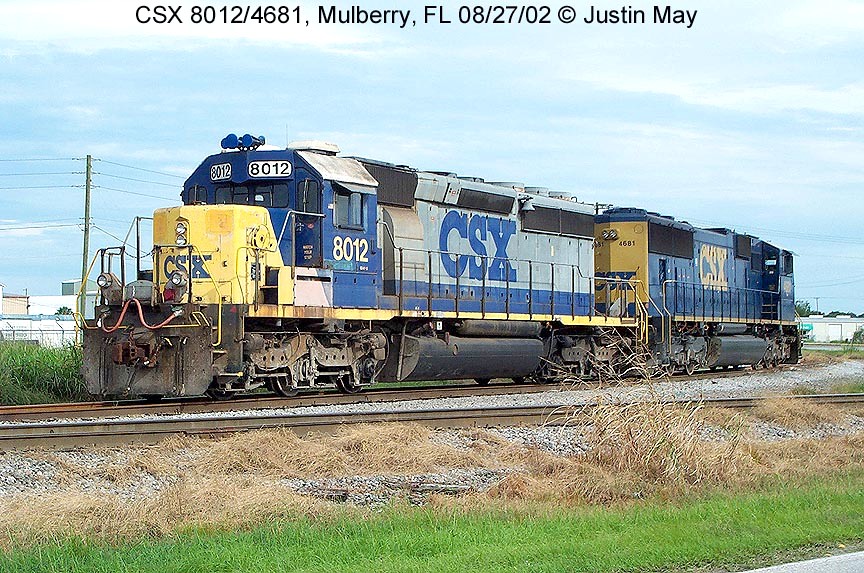 CSX 8012 and 4681