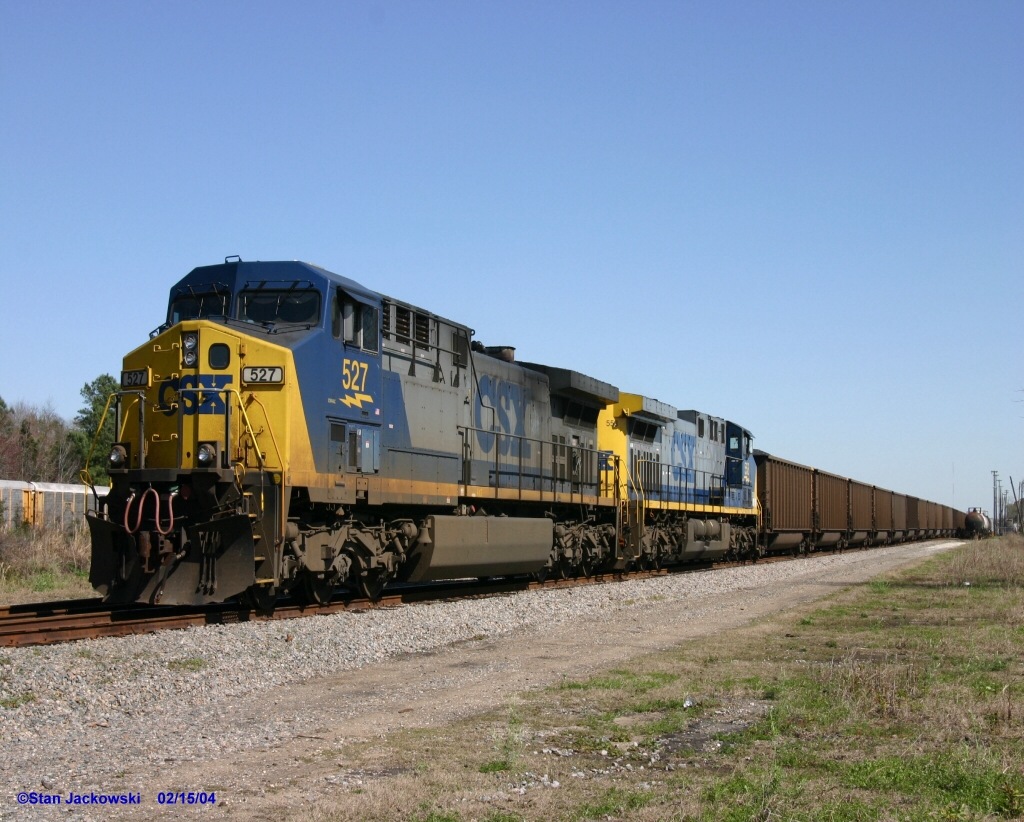 CSX coal train West Jax Yard