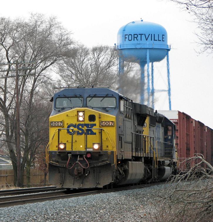 CSX in the Fortville, Indiana