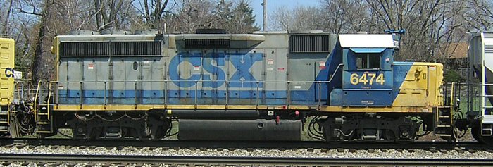 CSXT GP40-2 6474