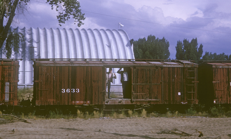 D&RGW #3633, Aztec, NM, August 21, 1965, photo by Chuck Zeiler