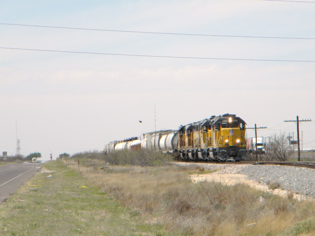 East bound local into Odessa, Tx