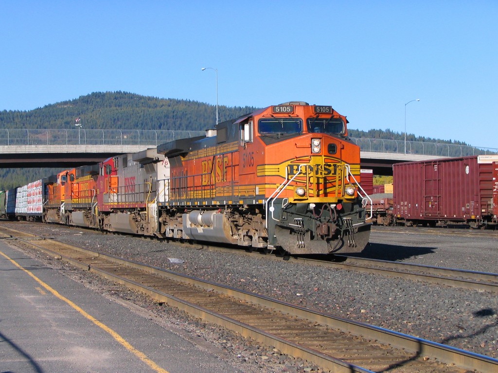 Eastbound Freight at Whitefish