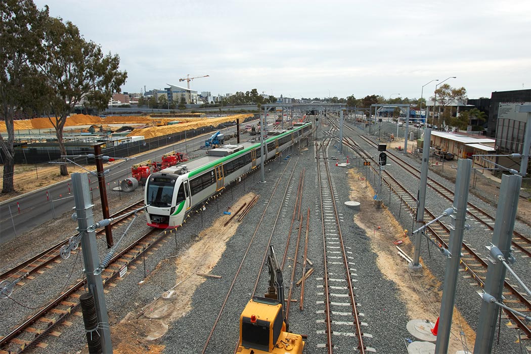 End of the city end of the Joondalup Line