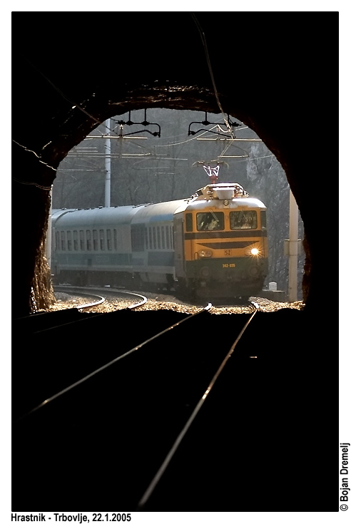 Entering tunnel