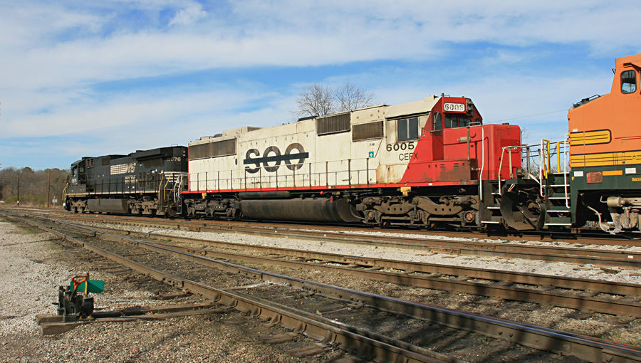 Ex Soo Line SD 60 6005 on BNSF