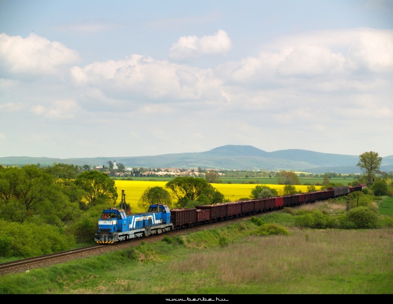 Freight train near Lucenec, Slovakia