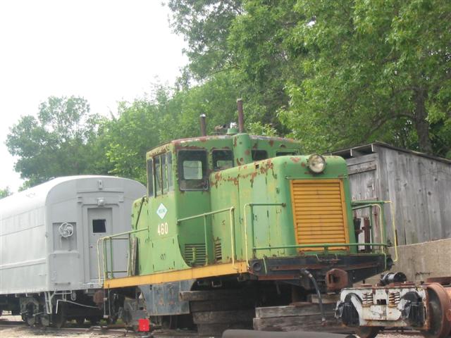 GE 40 tonner at Midland Railway, Baldwin City, Ks.