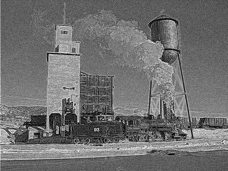 Hanging out by the water/coaling towers