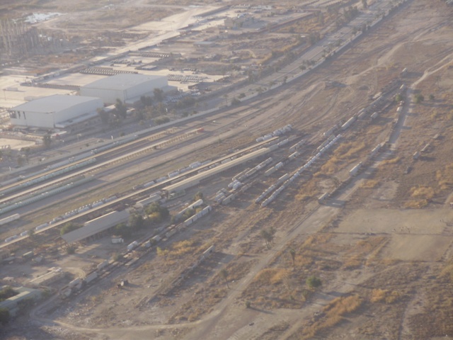 Iraqi Train Yard from Helicopter View