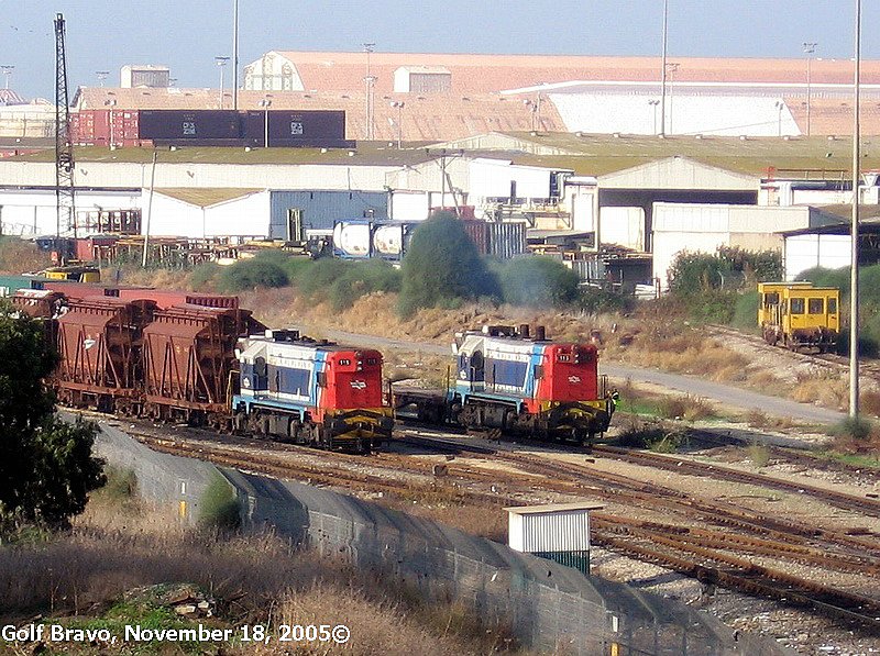 Israel Railway locos #113&115