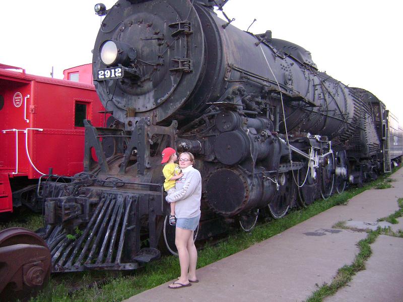 Loco 2912 and my wife and boy