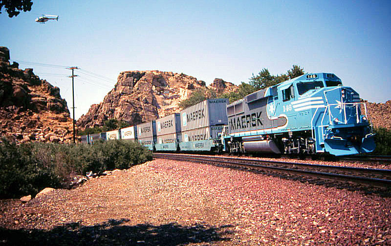 Maersk Movie Train/Victorville Narrows