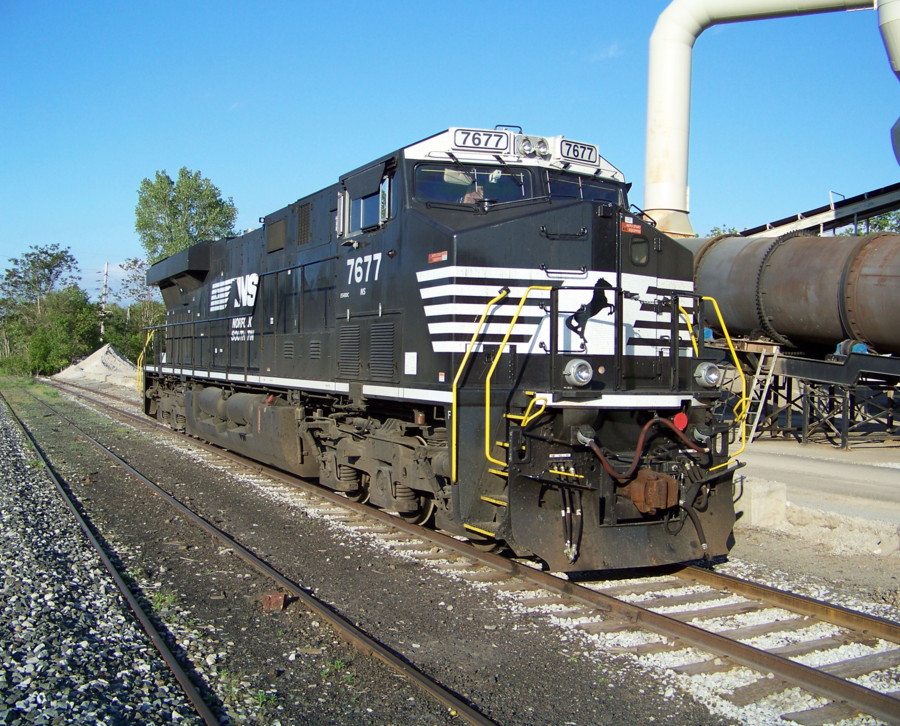 New GE Locomotives at Erie PA .
