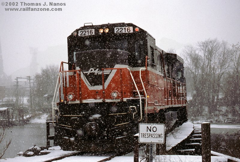 P&W train NR-2 in the snow